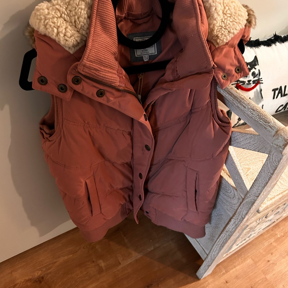 Fat Face Quilted Vest with Insulated Lining